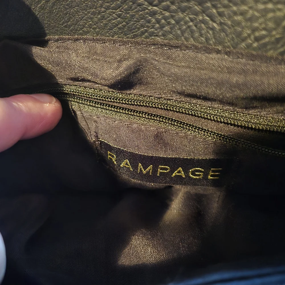 Rampage Y2K Black Quilted Chain Shoulder Bag-Vintage Chevron